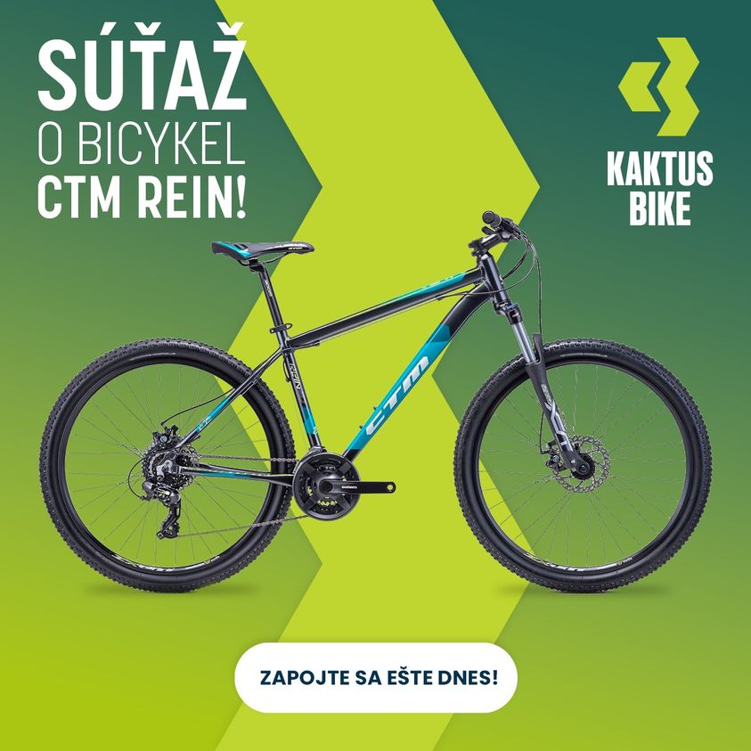 Zapojte sa do súťaže o bicykel CTM REIN