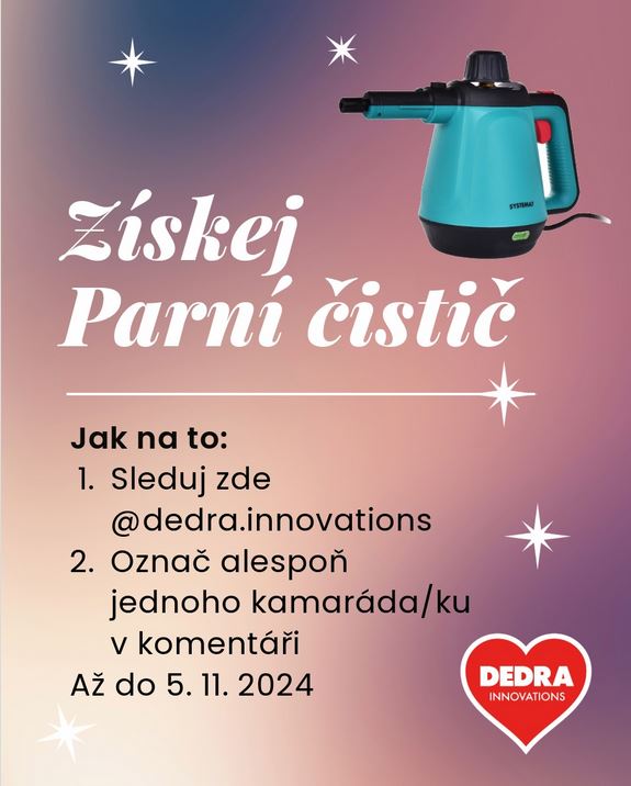 Zapoj sa do súťaže o parný čistič