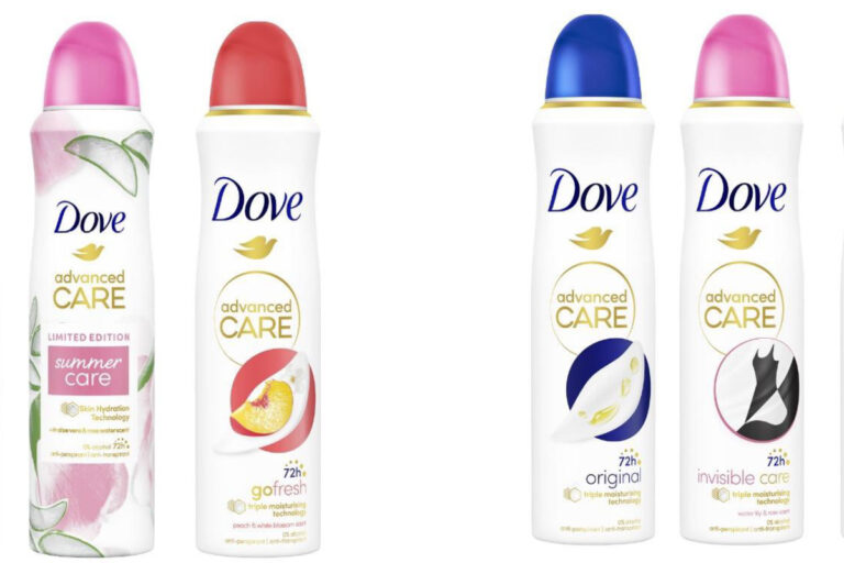 Súťaž o dezodoranty Dove Advanced Care