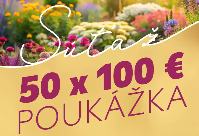 Online súťaž: Vyhrajte jednu z 50 nákupných poukážok do