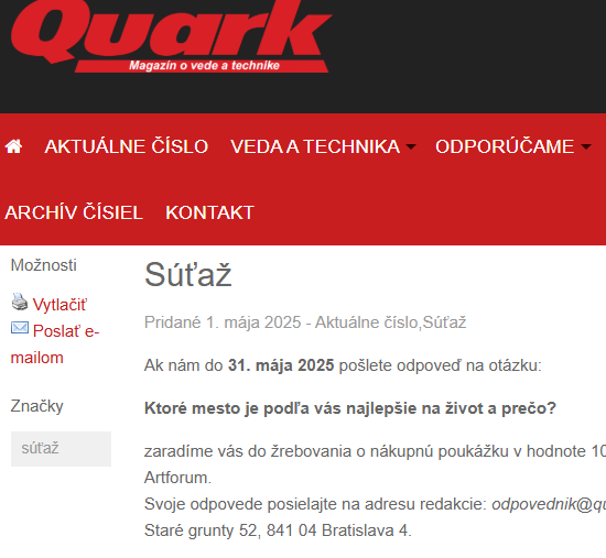Súťaž o nákupnú poukážku v hodnote 10 eur od vydavateľs