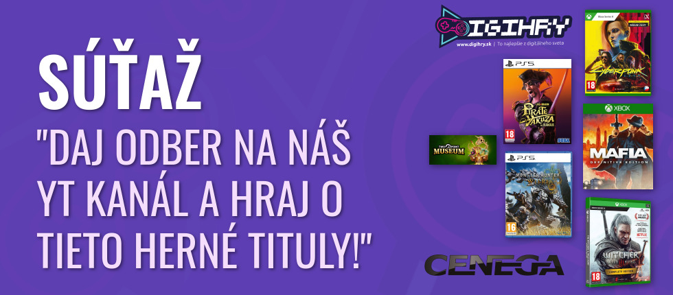 YouTube súťaž: Daj odber a hraj o špičkové hry!