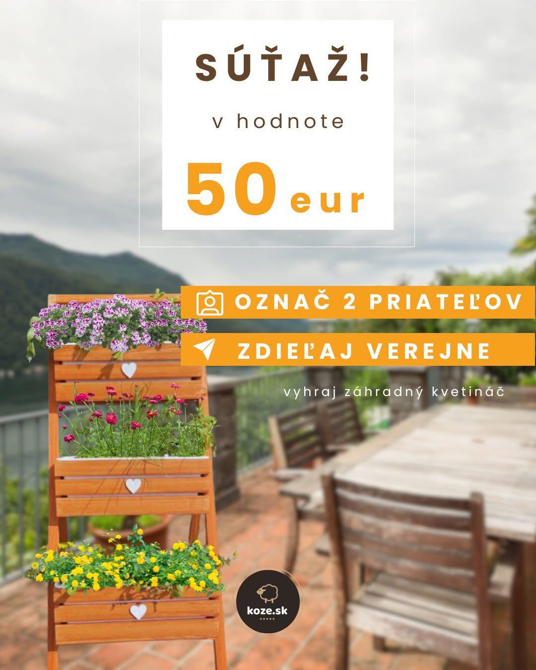 SÚŤAŽ O ŠTÝLOVÝ ZÁHRADNÝ KVETINÁČ