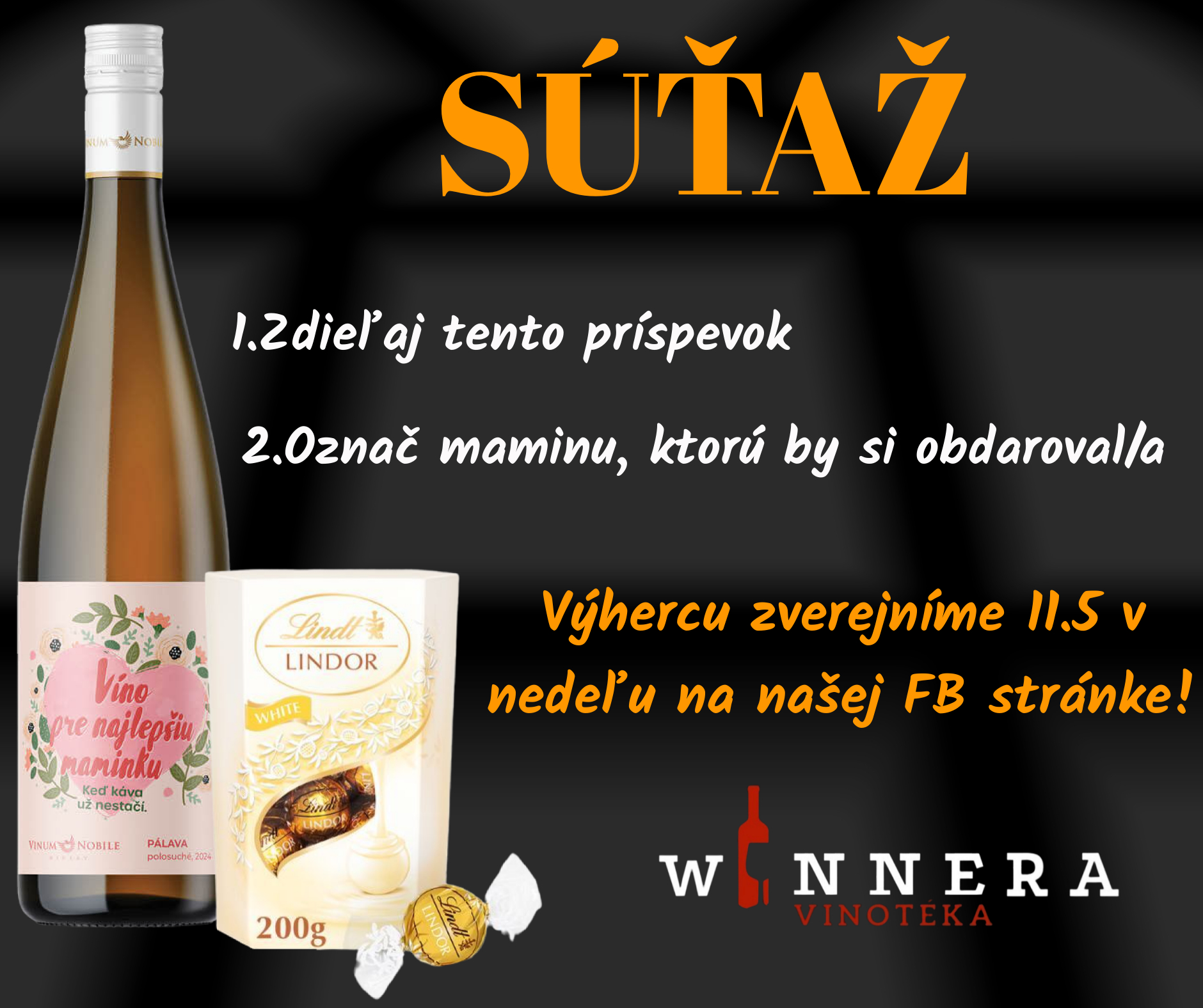Súťaž o vínko odrody Pálava od Vinum Nobile Winery a de