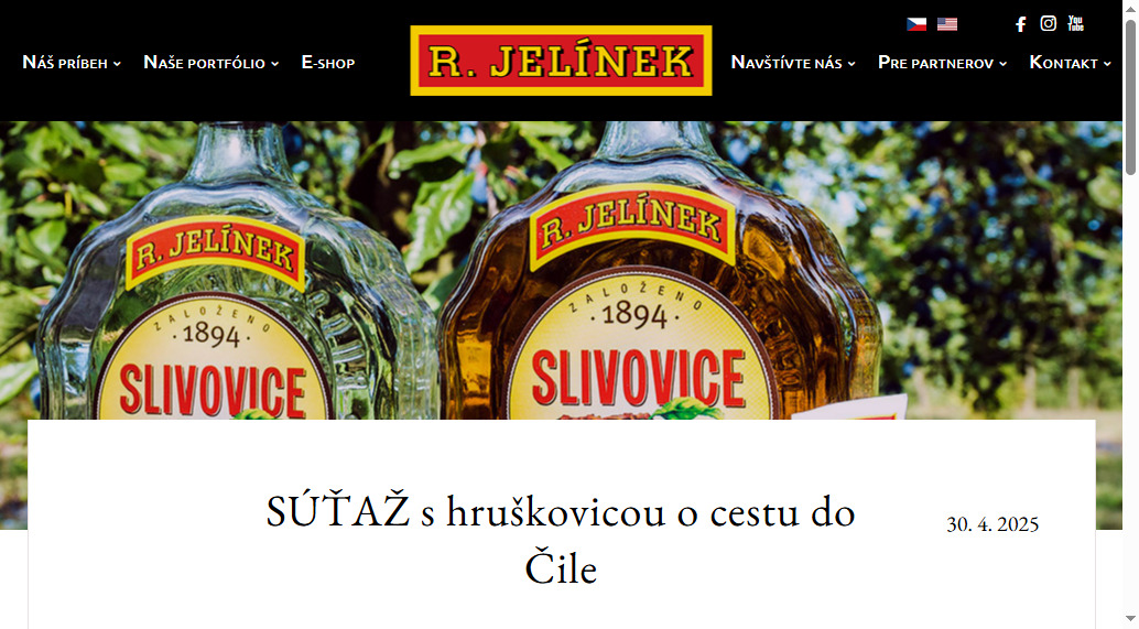 Online súťaž s hruškovicou – Vyhraj cestu do Čile!