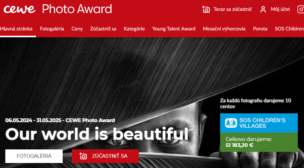 Online súťaž CEWE Photo Award: Súťažíme o najkrajšiu fo