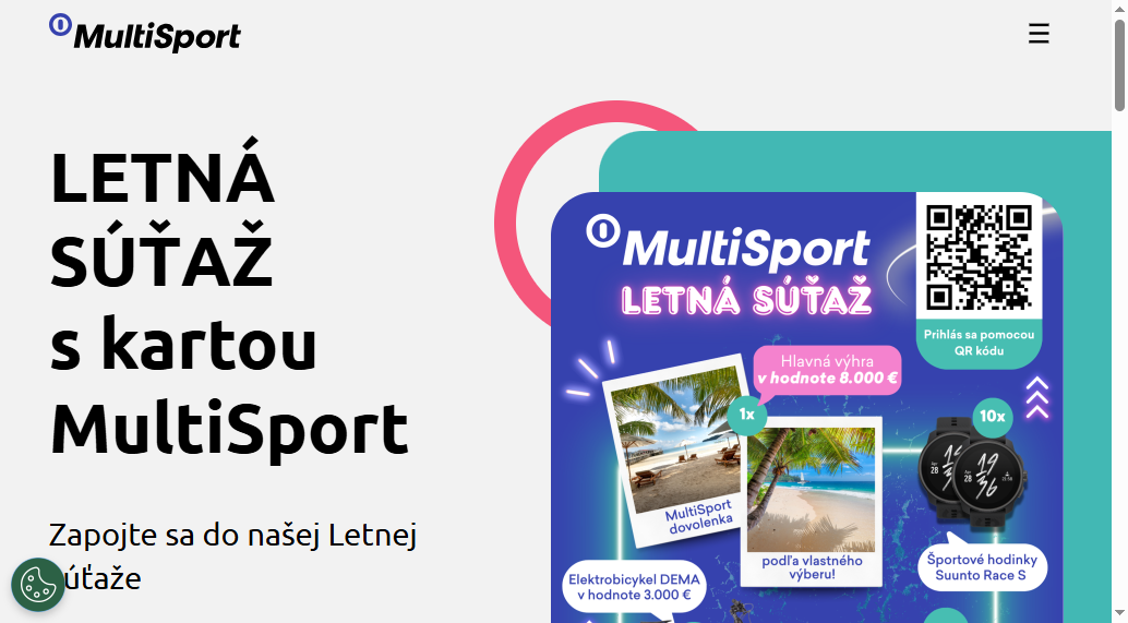 Súťaž s kartou MultiSport