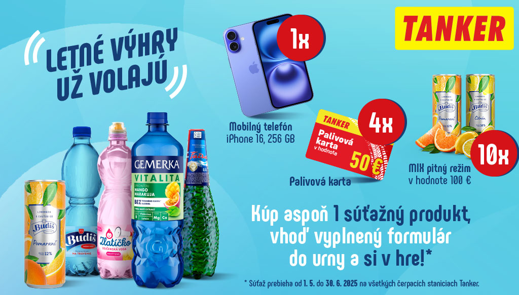 Letné výhry už volajú Budiš