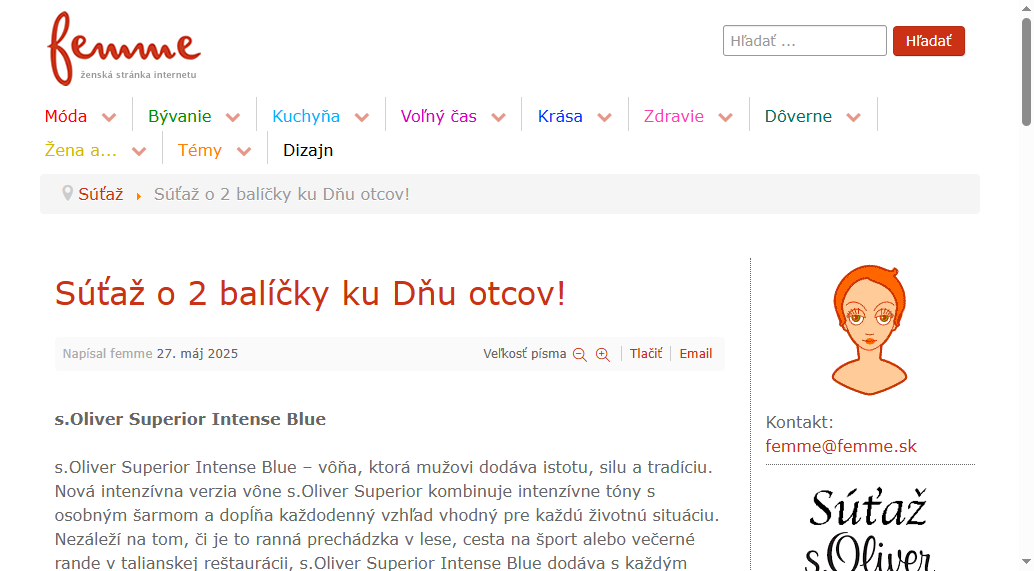 Súťaž o 2 balíčky ku Dňu otcov