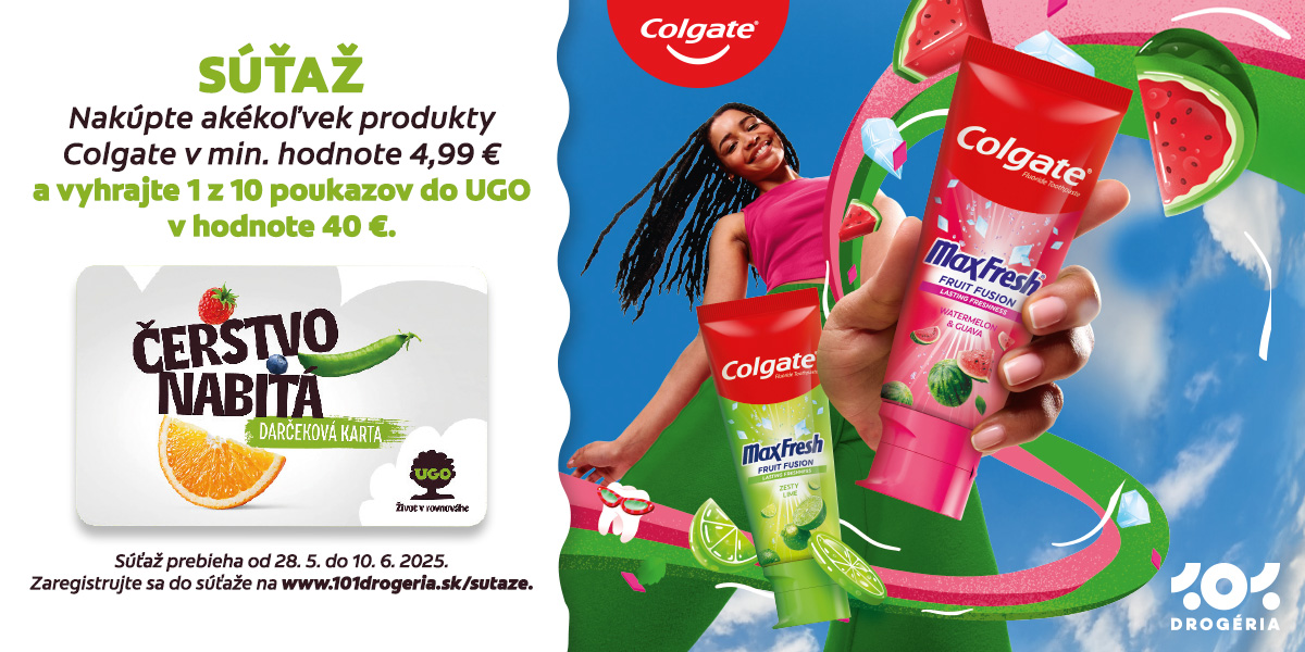 Súťaž s Colgate &#8211; naskoč, ideme na ovocnú jazdu!