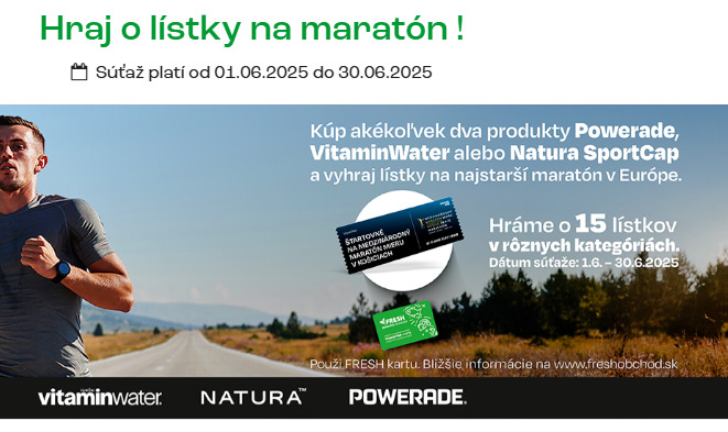 Hraj o lístky na maratón