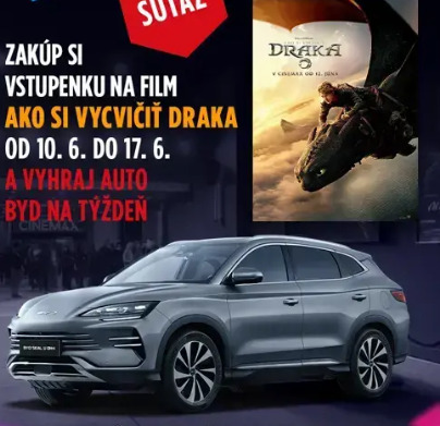 VYHRAJ NOVÉ AUTO BYD Seal U DM-i NA CELÝ TÝŽDEŇ