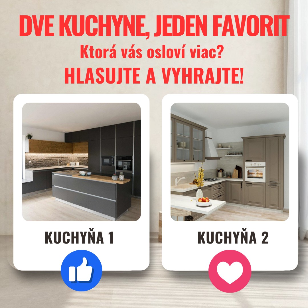 Súťaž o poukaz 200 € na nové dvierka do kuchyne!