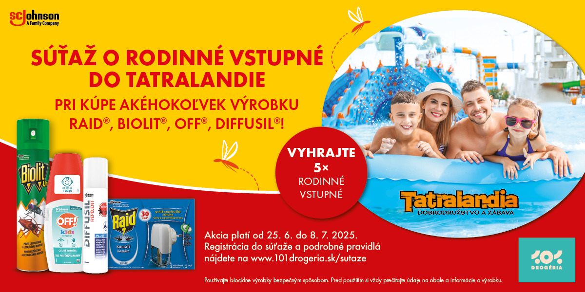 Online súťaž o rodinné vstupenky do Tatralandie!