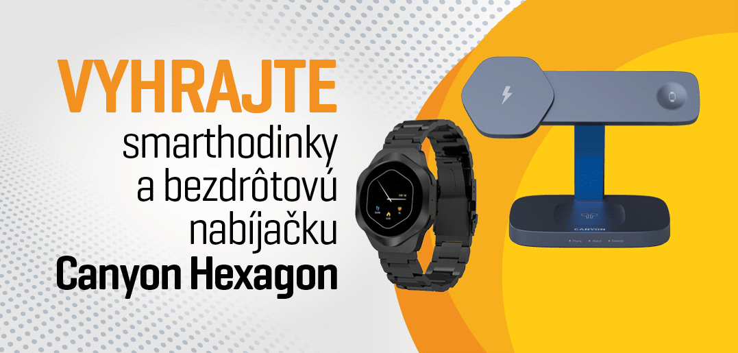 Vyhrajte smart hodinky a bezdrôtovú nabíjačku Canyon He
