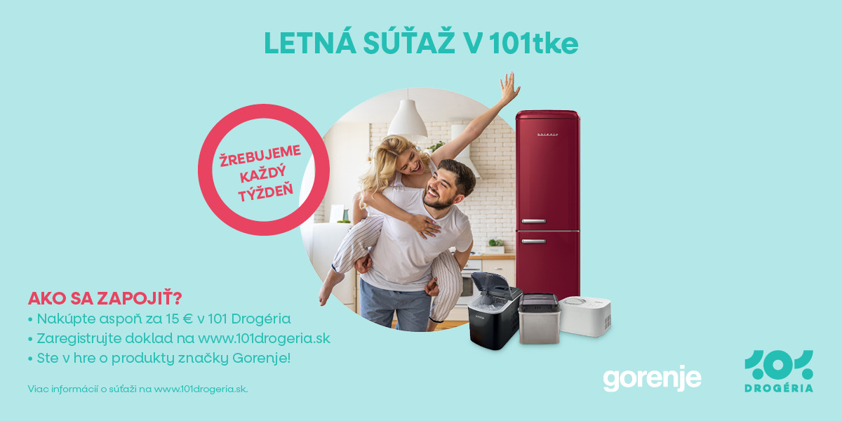 LETNÁ SÚŤAŽ V 101tke: Vyhrajte produkty značky Gorenje