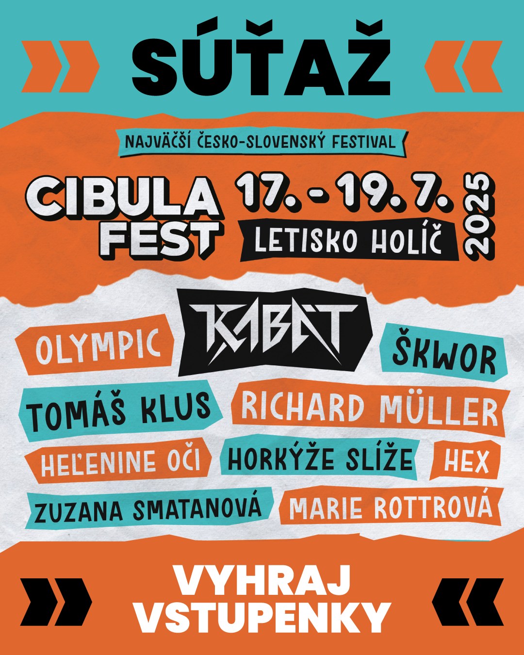 VYHRAJ LÍSTOK NA CIBULA FEST 2025