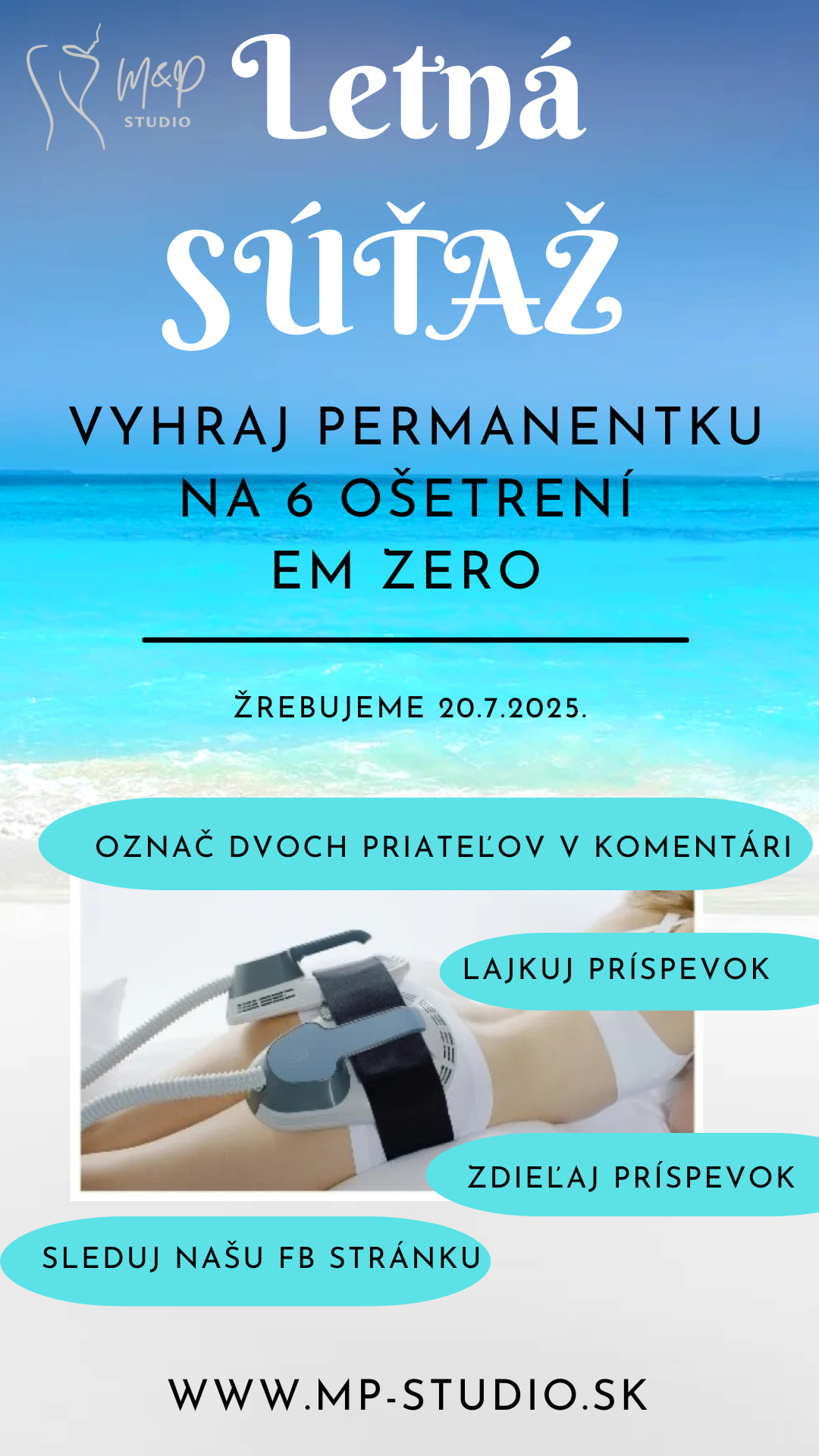 Súťaž o pernamentku na 6 ošetrení, v hodnote 240 €