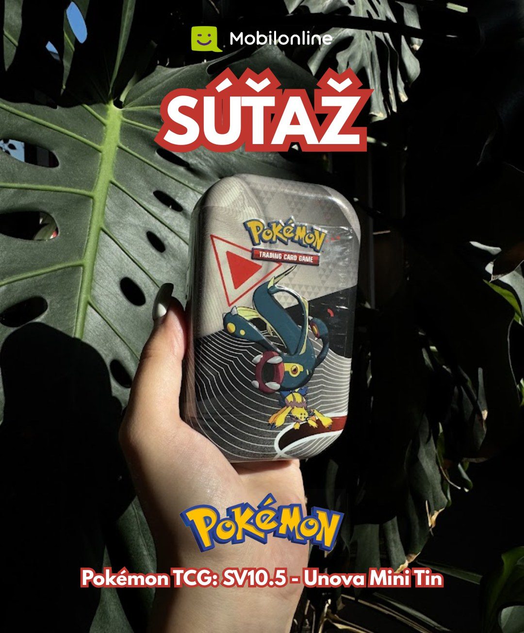 SÚŤAŽ o 1x Pokémon TCG: SV10.5 &#8211; Unova Mini Tin