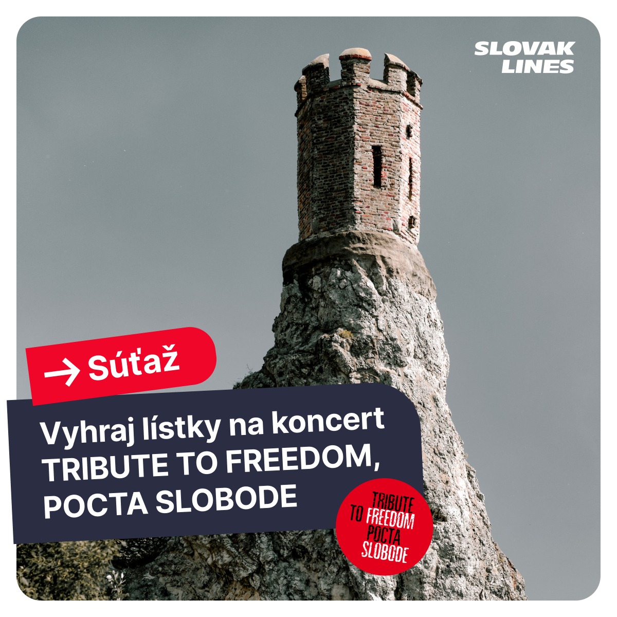 Online súťaž o lístky na TRIBUTE TO FREEDOM &#8211; POC