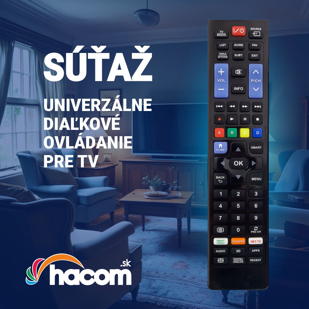 Súťaž o univerzálne diaľkové ovládanie Superior Ready 5