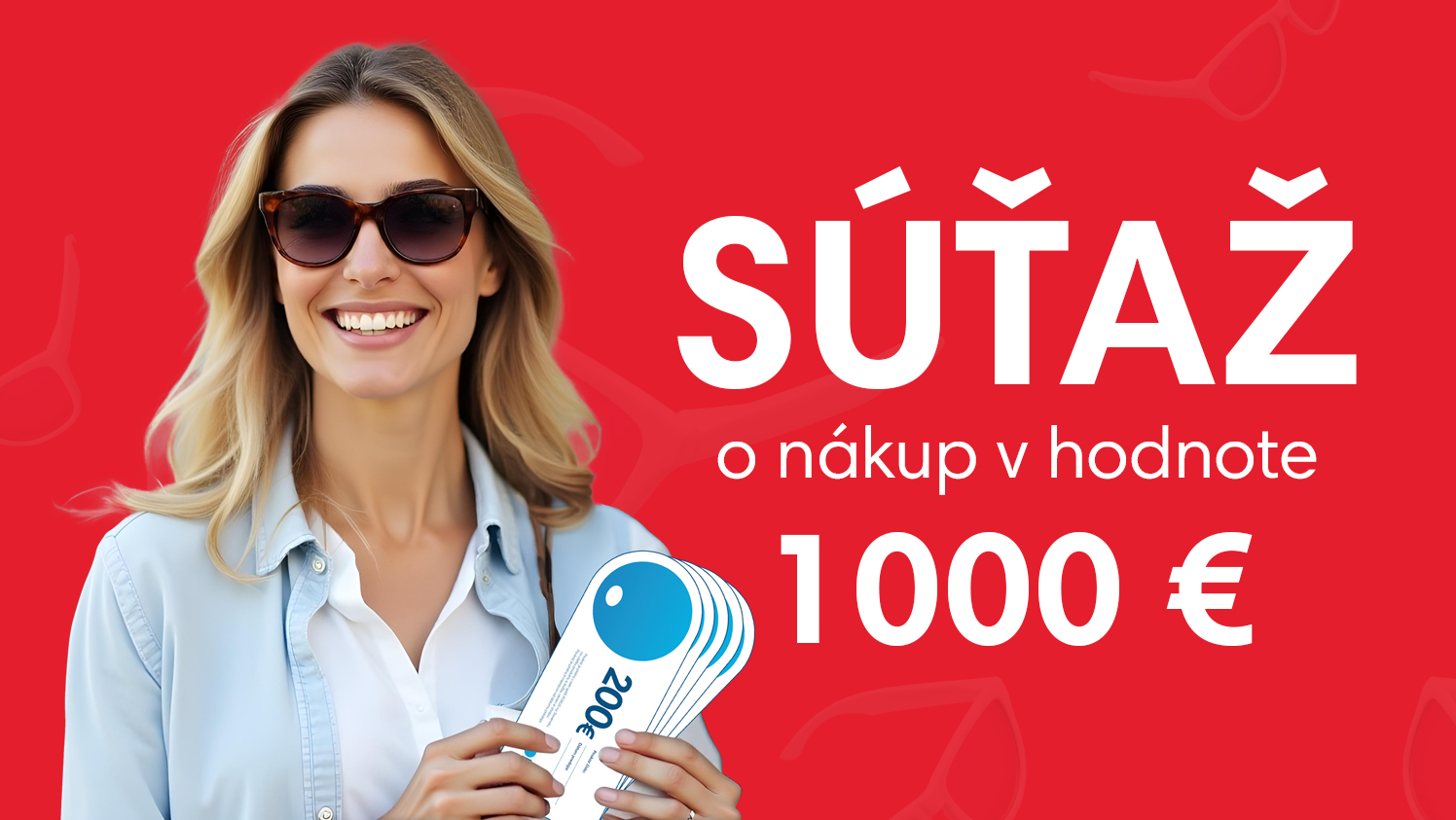 Vyhrajte 1 000 € na nákup vo FOKUS očnej optike
