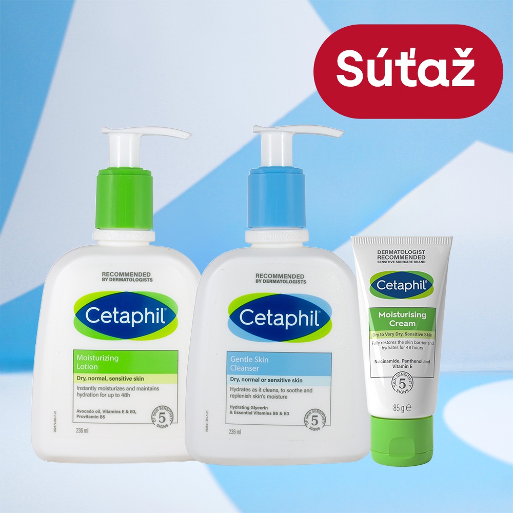 Súťaž o balíček Cetaphil