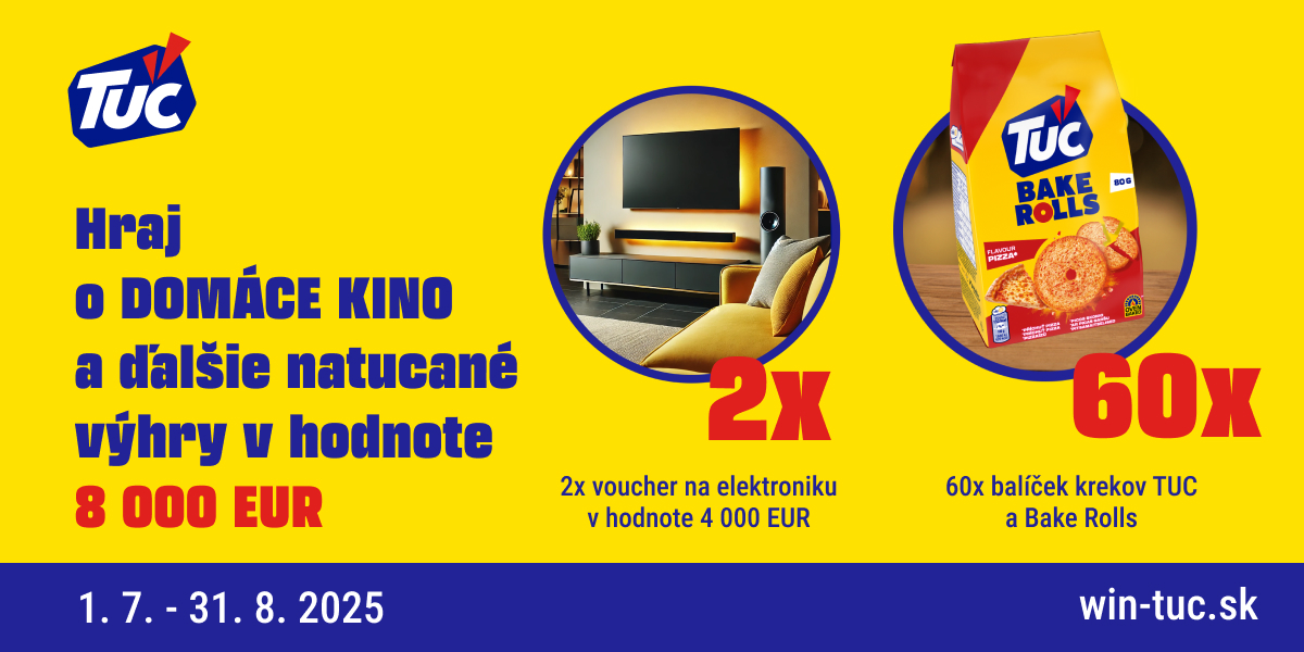 Hraj o DOMÁCE KINO a ďalšie natucané ceny v hodnote 8 0