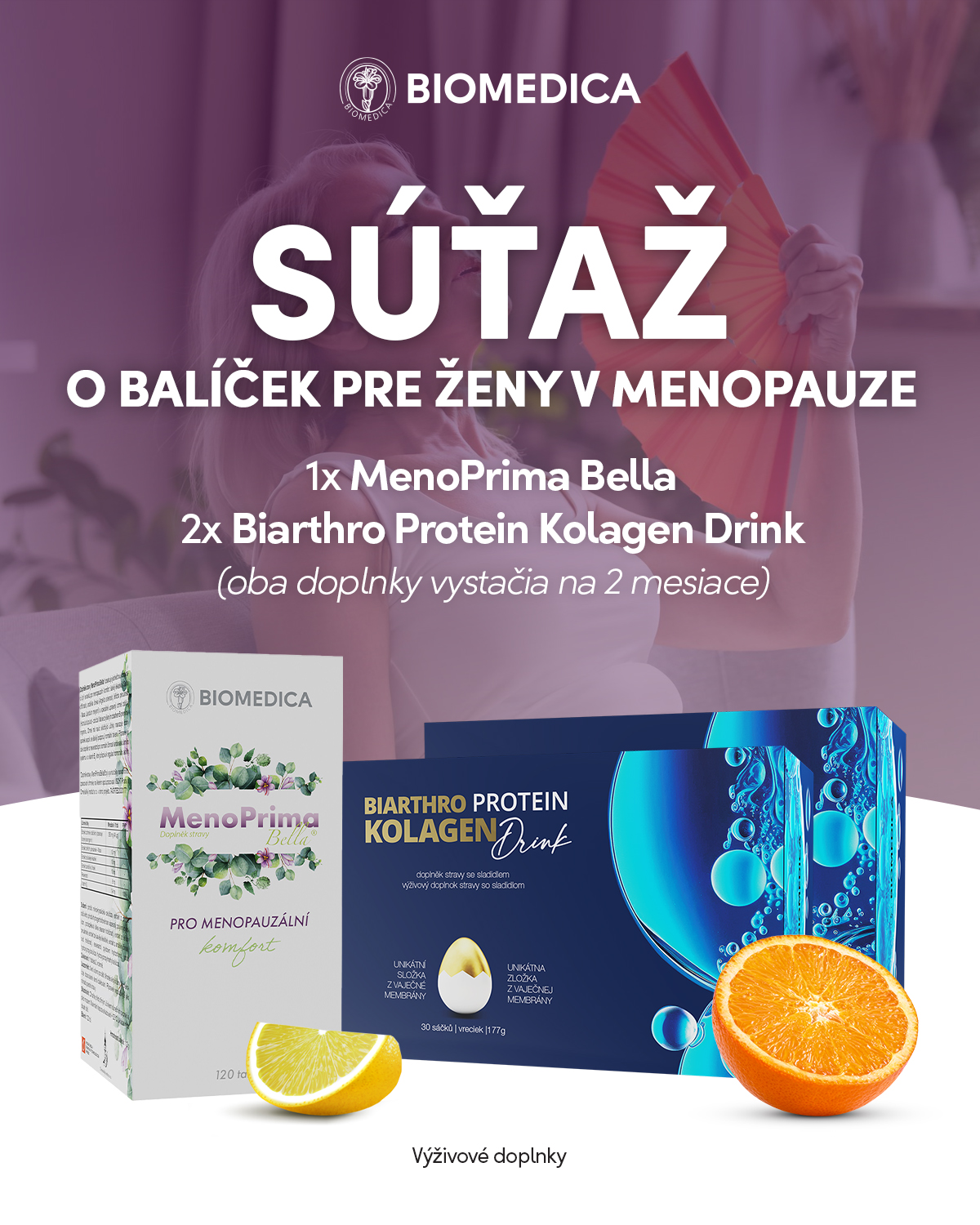 Súťaž o balíček pre ženy v menopauze