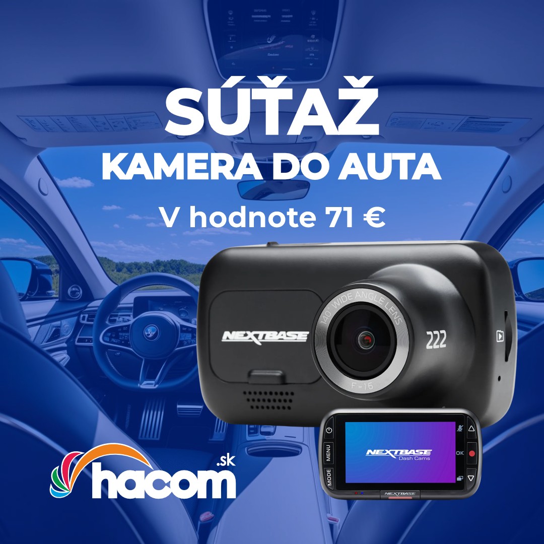 Súťaž o kameru do auta NEXTBASE 222G FullHD GPS –