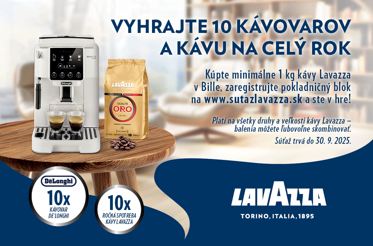 Vyhrajte 10 kávovarov a kávu na celý rok