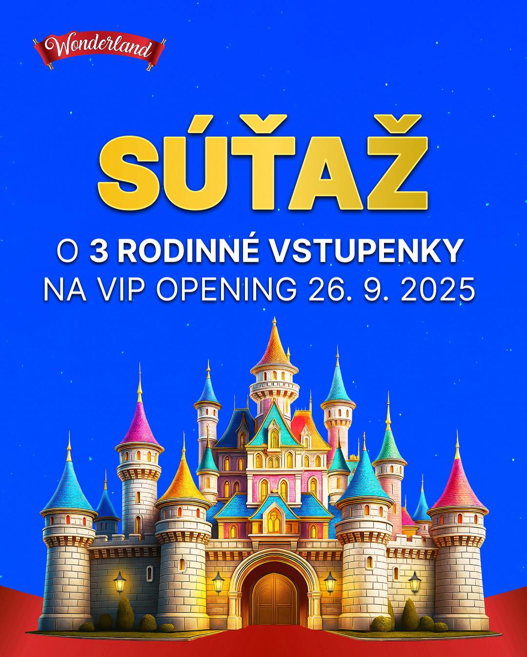 Súťaž o 3 rodinné VIP vstupenky do zábavného parku Wond