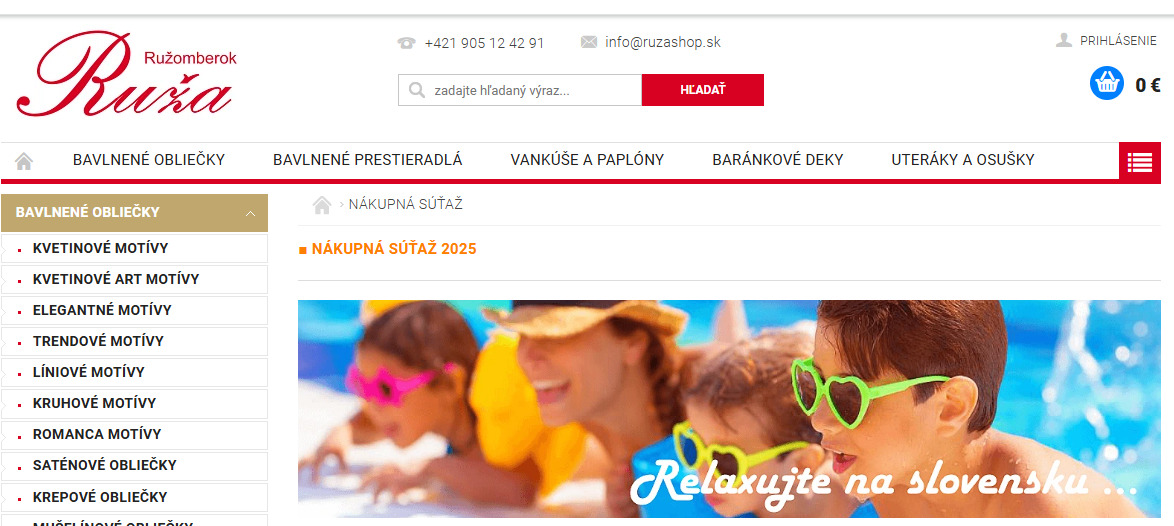 NÁKUPNÁ SÚŤAŽ O 15x WELLNESS DOVOLENKU NA SLOVENSKU