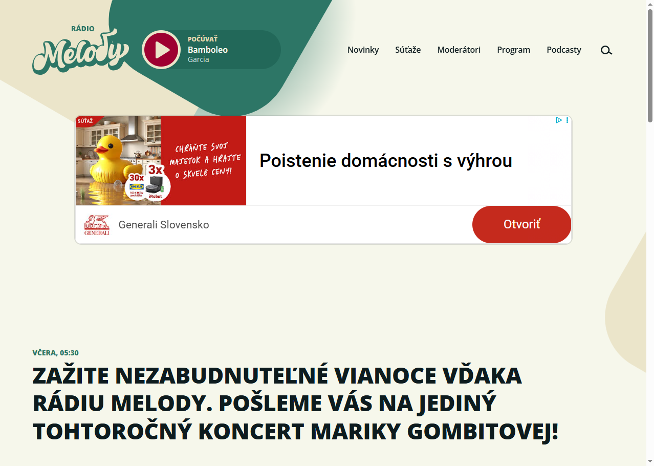 Vyhrajte si 2 lístky na jej jediný tohtoročný koncert M