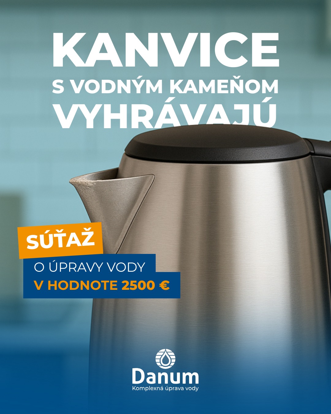 Súťaž o 3 ceny úpravy vody hodnote až 2500€