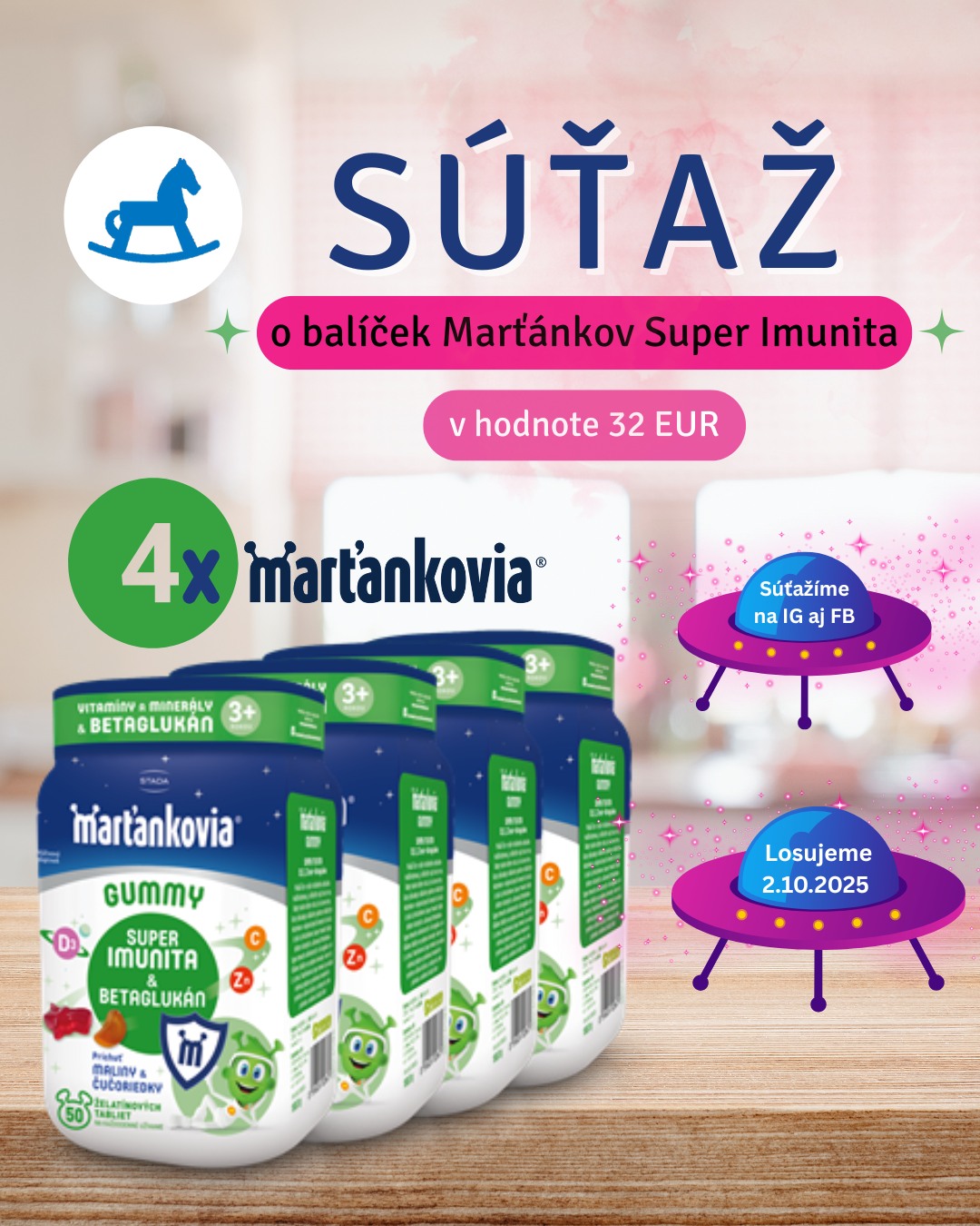 Súťaž o balíček Marťankovia Super Imunita