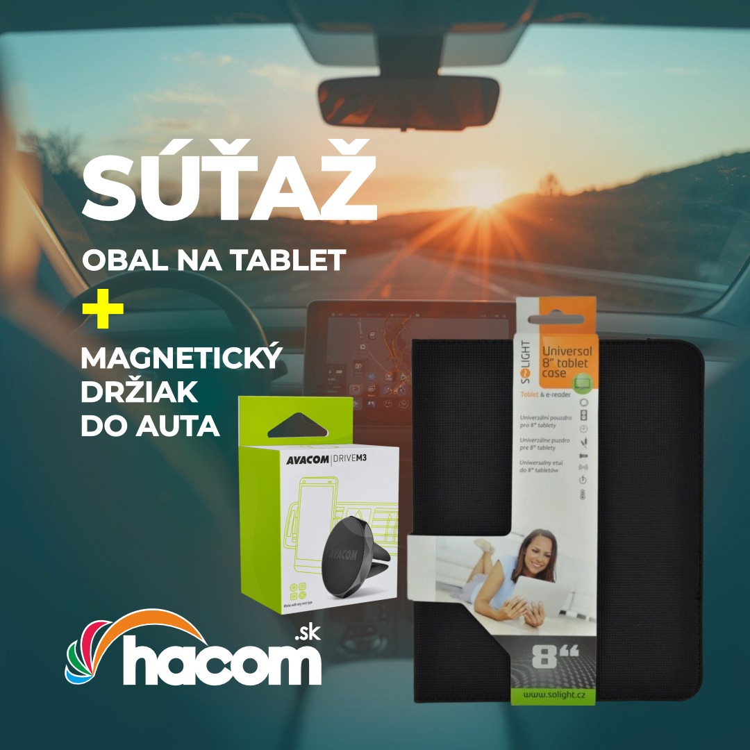 Súťaž o obal na tablet a magnetický držiak do auta
