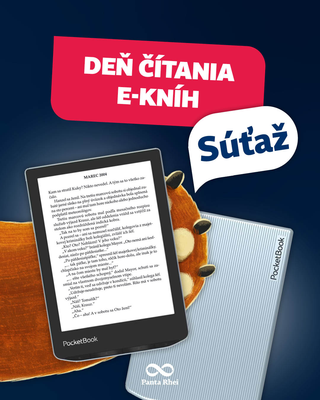 Vyhrajte čítačku e-kníh PocketBook