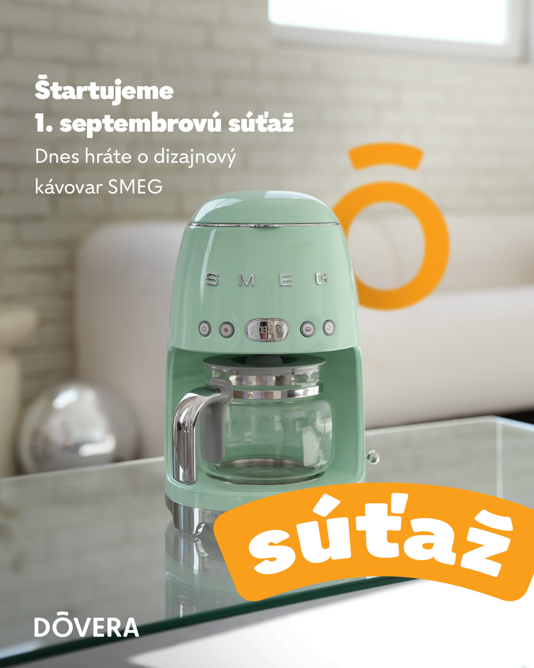 Súťažte o dizajnový kávovar SMEG