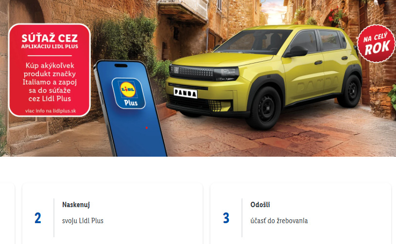 Vyhraj FIAT Grande Panda na rok