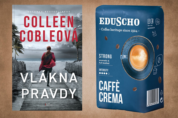 Súťaž o Eduscho Crema Strong a knihu Vlákna pravdy