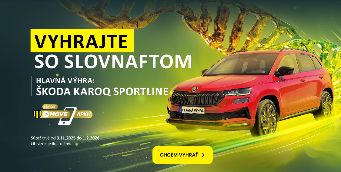 Vyhrajte so spoločnosťou Slovnaft hlavnú cenu Škoda Kar