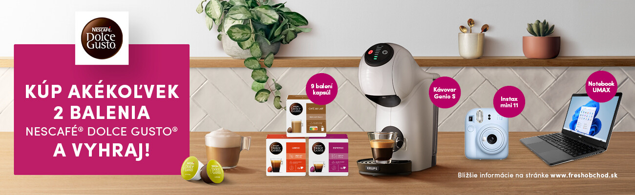 Vyhraj s Nescafé Dolce Gusto