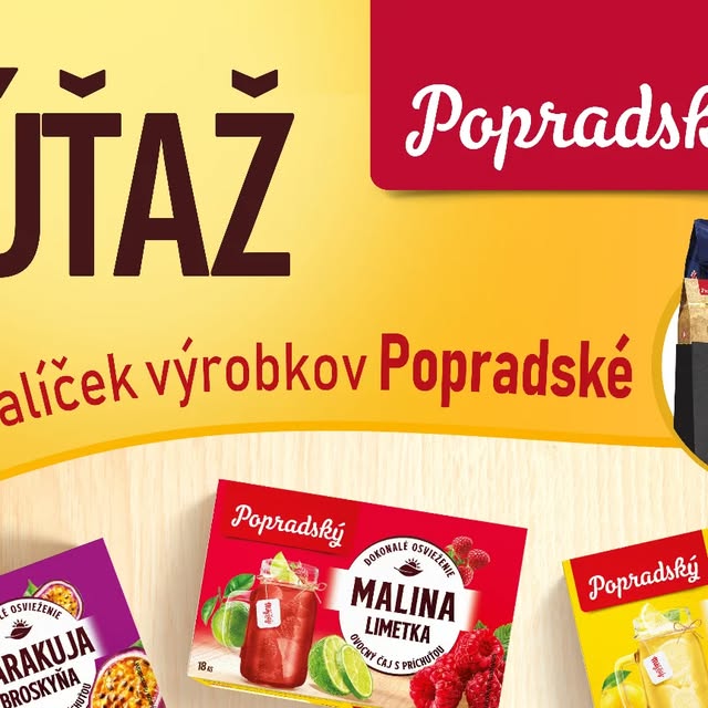 Súťaž s čajmi od Popradské na IG