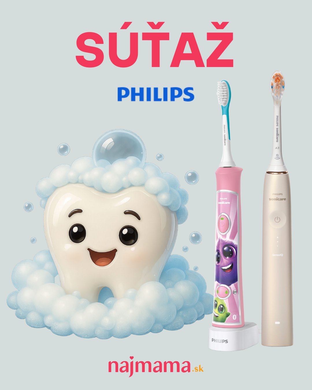Súťaž o balíček Philips Sonicare Prestige s Philips Son