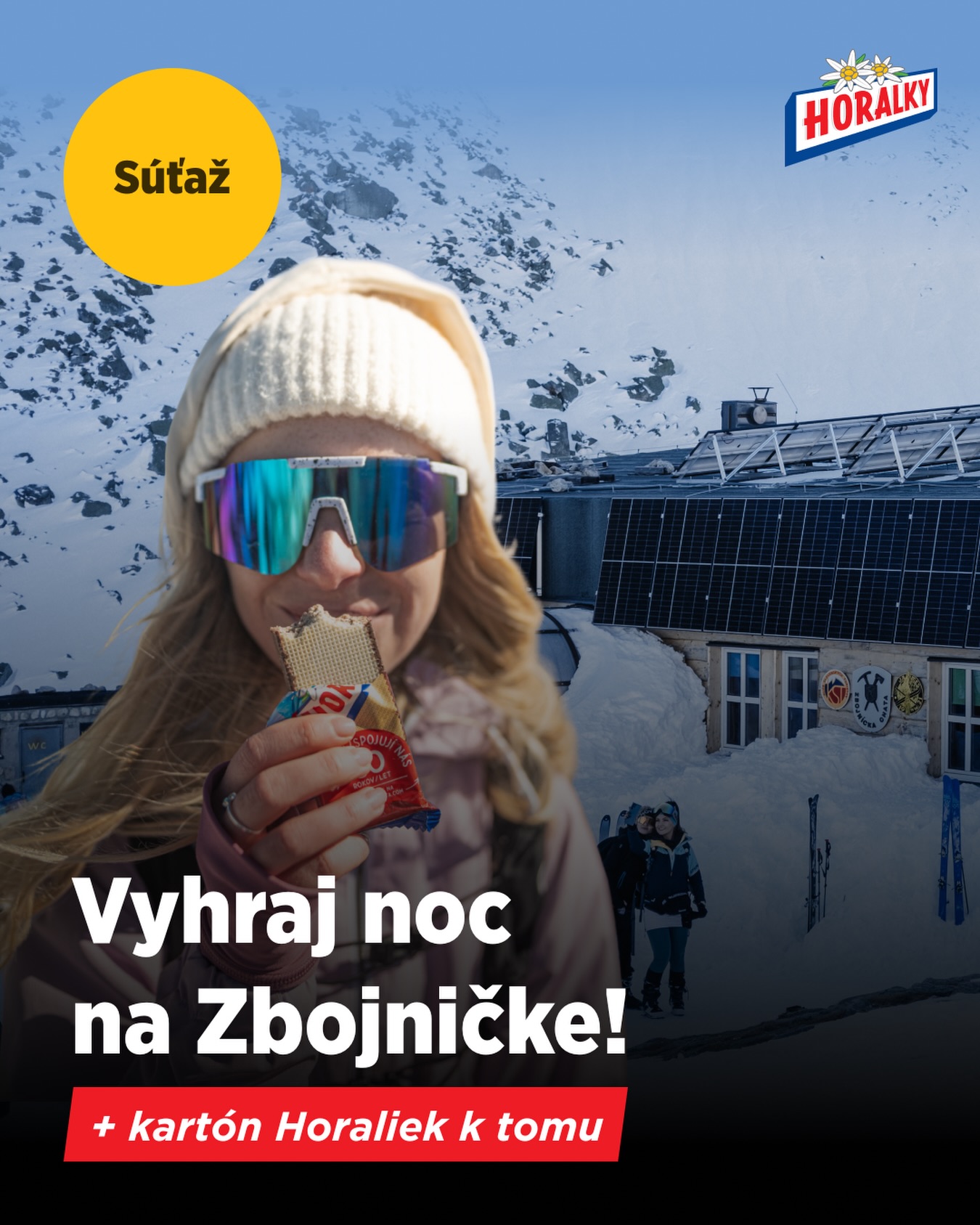 Súťaž o noc na Zbojníckej chate pre 2 osoby a kartón Ho