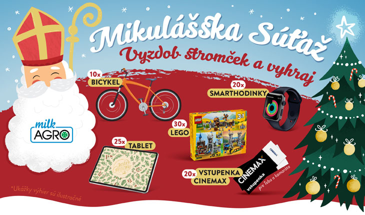 Mikulášska súťaž o 105 skvelých cien