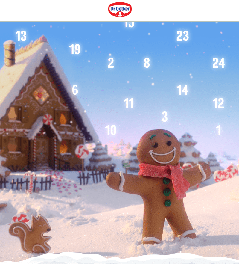 Adventná súťaž 2025 o balíčky Dr. Oetker