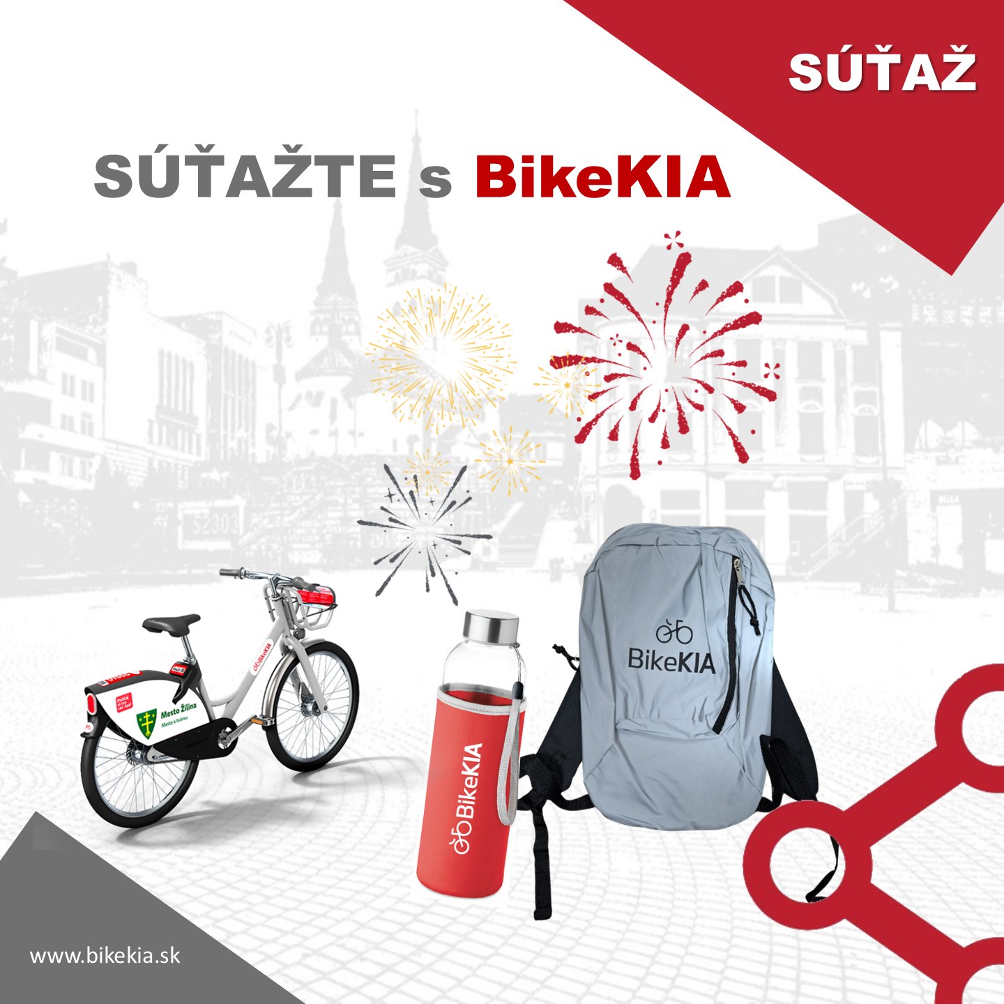 Súťaž o cyklofľašu alebo praktický batoh s logom BikeKI