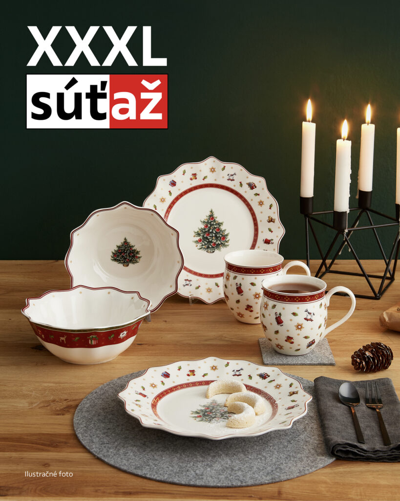 Súťaž o 6-dielnu raňajkovú sadu s vianočnými motívmi zn